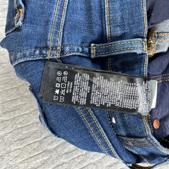 7 For All Mankind Bootcut Flare Dress Jeans Women 23/22X26 high rise Dark Wash - Picture 10 of 12